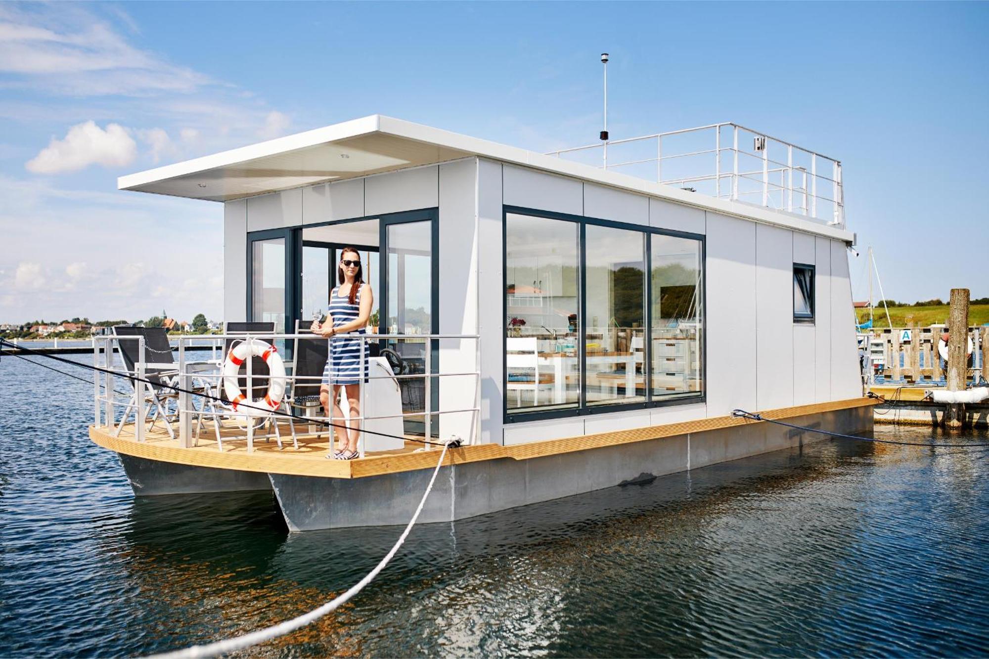 Hausboot Well - Husbad Well Villa Rendbjerg Ngoại thất bức ảnh